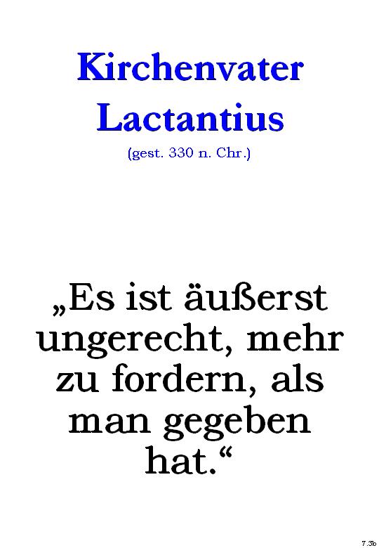 Ideengeschichte - Lactantius